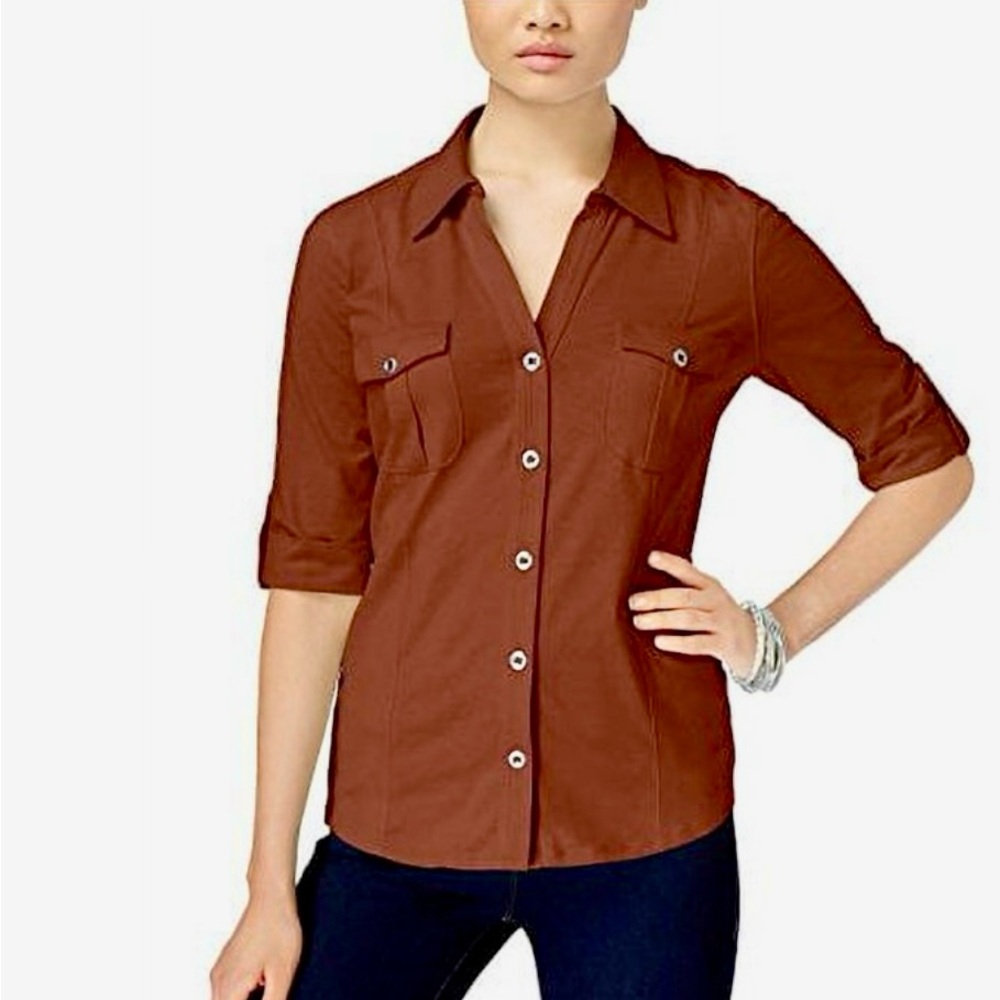 🍁Autumn button down🍁